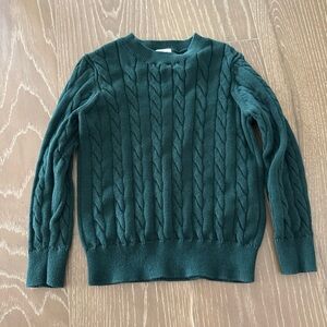 Boys Crewcuts Green Pullover Sweater Size XS (4/5)